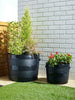 Heavy Duty Blacksmith Barrel Tub Planter Flower Garden Herb Patio Container 52cm