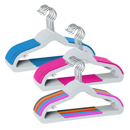 Kids Childrens Baby Non Slip Silicone Plastic Durable Clothes Cloth Coat Hangers