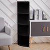 3/4 Tier Shelving Unit Corner Storage Display Bookcase Bookshelf Wooden Stand