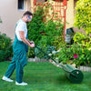 63L Metal Garden Lawn Roller Water Sand Filled Drum Grass Roller Tow Behind
