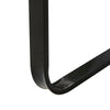 Black Rainbow Coffee Table Tempered Glass Top Side Table Modern Glossy Room NEW