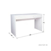 White Home Office Desk Computer PC Laptop Workstation Study Table w/ 2 Drawers