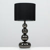 MiniSun Touch Table Lamp - Modern Stacked Ball Light Fabric Shade LED Bulb A+