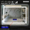 Bathroom Mirror Light up Large Wall led Mirror illuminated Heated With Bluetooth
