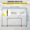 10' x 8' Backdrop Banner Stand Adjustable Telescopic for Trade Show