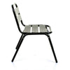Aluminium Chrome Bistro Table Square Round Stacking Chair Cafe Outdoor Furniture