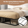 King Size Bed Frame Metal Mattress Foundation Platform Bed Frame Slat Support