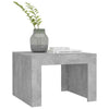 Small Side Table Grey Modern Bedside Nightstand Coffee Tea Cocktail Snack Wood