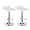 2x Bar Stools Gas Lift Swivel Stool Hub Club Cafe Breakfast Chairs PU Leather UK