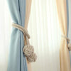 2Pcs Pair of Rope 2 Ball Curtain Tie backs Holdbacks Curtains & Voiles