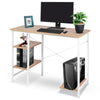 Computer Desk Home Office Student Working Study Writing Table with Book Shelf wr