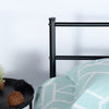 3FT Single Bed Frame Black Metal Bedframe Solid Bedstead Base Bedroom Furniture