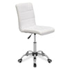 Comfy Office Desk Computer Chair Padded Seat Swivel Lift Chair PU Leather Chair