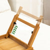 Portable Bamboo Laptop Computer Desk Folding Bed Study Working Table Adjustable
