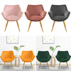2PCS Dining Chairs Set Velvet Kitchen Accent Chair Seating Home Office Armchair