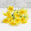 ARTIFICIAL SILK FLOWERS SMALL DAFFODIL BUNCH Wedding Home Outdoor
