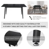 Dining Table Set Scratch-proof Slate Table and Set of 4 / 6 Chairs Kitchen Room