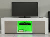 Modern TV Unit Cabinet Stand Sideboard Matt body and High Gloss Doors LED Lights
