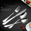 24PCS Stainless Steel Cutlery Sets Tableware Dining Kitchen Fork Spoons Boxed