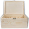 Wooden Memory Keepsake Storage Box with Lid-Clasp / Natural Decorative Wood