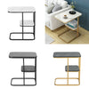 Marble Effect Coffee End Table Side TV Sofa Stand LivingRoom Office Furniture UK