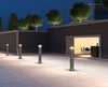 PIR LED Bollard Garden Lamp Post Stainless Steel Outdoor Motion Sensor Light