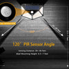 4X100LED Solar Power PIR Motion Sensor Wall Lights Outdoor Garden Security Lamp