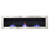 Fireplace 900/1200/1400mm Wide Bio Fireplace Inset Wall Hanging Biofire Glass