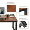Home Office Computer Desk Study PC Writing Table Workstation Shelf Furniture UK