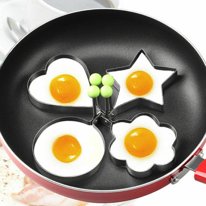 Stainless Steel Pancake Mould Mould Ring Cooking Fried Egg Shaper Kitchen Tool