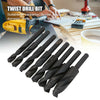 8PCS BLACKSMITH REDUCED SHANK HSS LARGE TWIST DRILL BIT SET 14-25MM UK STOCK