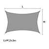 9.8ft x 6.5ft Sun Shade Sail Waterproof Garden Patio Pergola Pool Awning Canopy