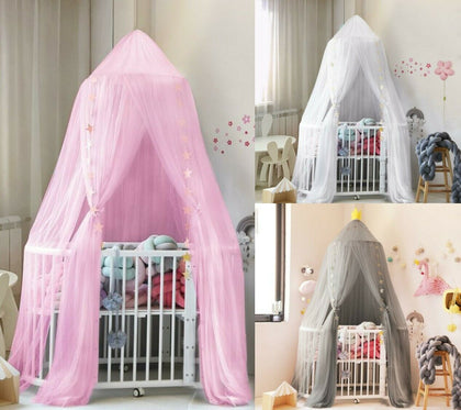 Dome Princess Mosquito Net Mesh Bed Canopy Children Tent Curtain For Baby Room