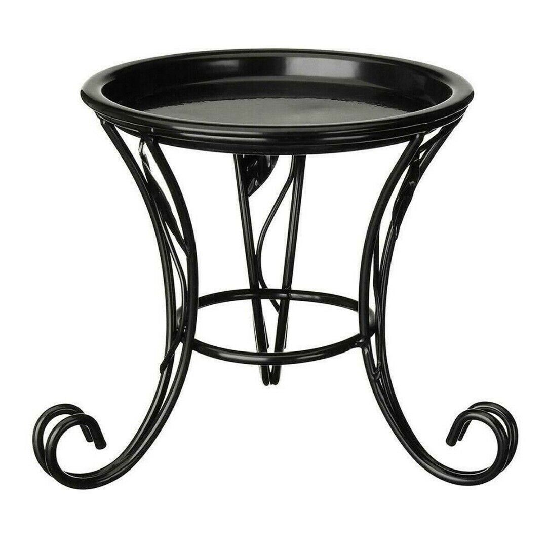 Metal Plant Pot Stand Flower Display Shelf Garden Patio Indoor Outdoor