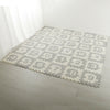 Soft EVA Foam Baby Children Kids Play Mat Alphabet Number DIY Puzzle Jigsaw Grey