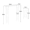 82" Outdoor Metal Garden Arch Gothic Arbor Garden Trellis Climbing Plant Growing