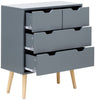 CHEST OF 4-DRAWERS BEDSIDE TABLE CABINET STORAGE NYBORG BEDROOM FURNITURE