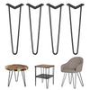 4X Hairpin Table Legs 8 inch Heavy Duty Desk Legs for DIY Handcrafts Furniture