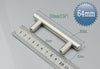 Door Kitchen Handles Cabinet Cupboard Drawer Handle Pull T Bar Uk Brushed Steel