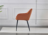 Dining Chairs Set Velvet / Faux Leather Upholstered Metal Legs Chair Armchair UK