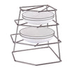 3/4 TIER CORNER KITCHEN PLATE RACK HOLDER STAND TIDY STORAGE ORGANISER INSERT