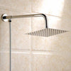 Square Large Shower Head 10" Stainless Steel Rainfall Overhead High Pressure UK