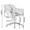 Computer Chair Home Office Study Desk Chair 360° Swivel Height Adjustable Chair
