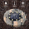 8PCS Solar Garden Ground Lights Floor Decking Patio Outdoor Lawn Lamp Waterproof