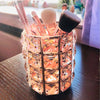 MAKE UP BRUSH STORAGE BUCKET PENS/PENCILS HOLDER POTS DESKTOP ORGANIZER DECOR