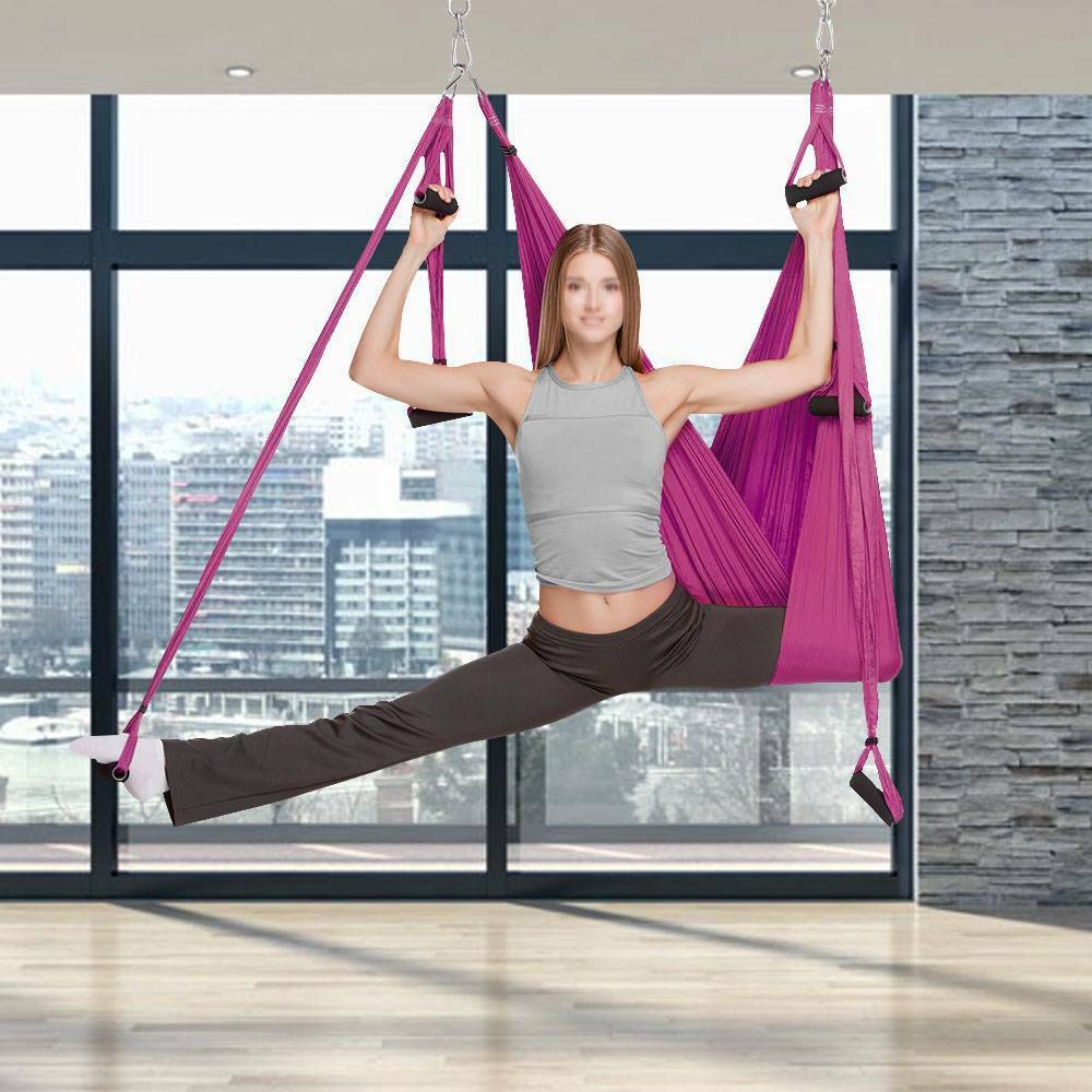 Yoga Swing Aerial Hammock Trapeze Inversion Anti-gravity Kit Large Str –  Quildinc