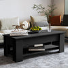Adjustable Wooden Coffee Table With Storage Lift Top Up Drawer Shelf Living Room
