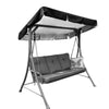 Replacement Canopy For Swing Seat 3 Seater Sizes Garden Hammock Cover Black UK