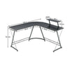 Corner L-Shaped Computer Gaming PC Desk Writting Tables Home Office Workstation