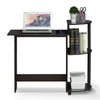 Compact Computer Desk Wooden Shelves Home Office Study Workstation Table